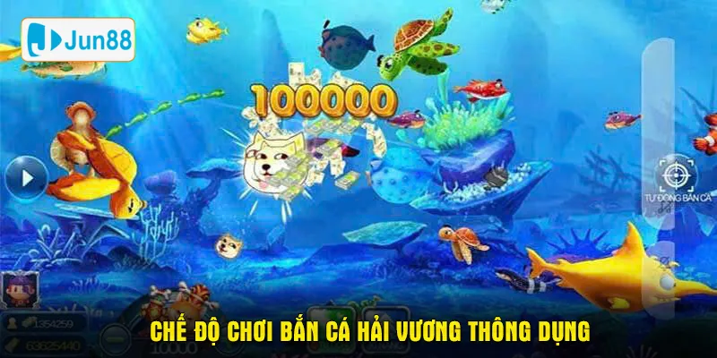 Chế độ chơi bắn cá hải vương thông dụng