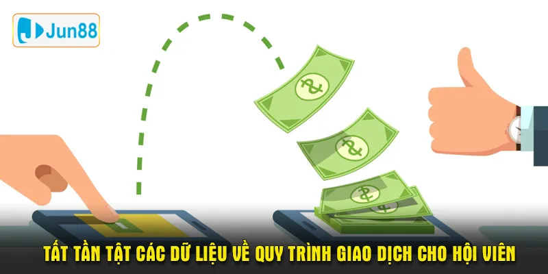 Tất tần tật các dữ liệu về quy trình giao dịch cho hội viên