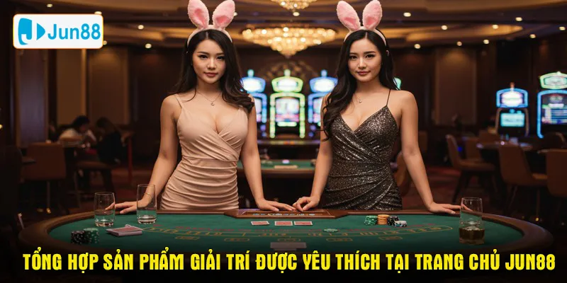 Tổng hợp sản phẩm giải trí được yêu thích tại trang chủ jun88