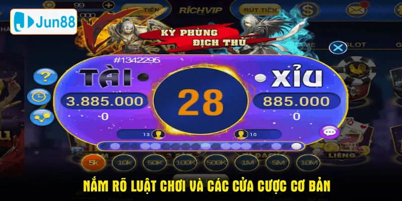 Người chơi khi tham gia game Tài Xỉu cần nắm rõ luật chơi và các cửa cược cơ bản